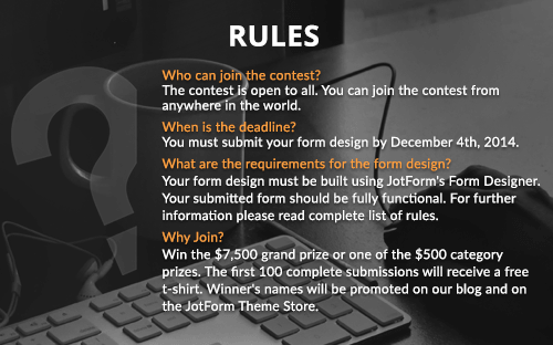 Form Design Competition Rules
