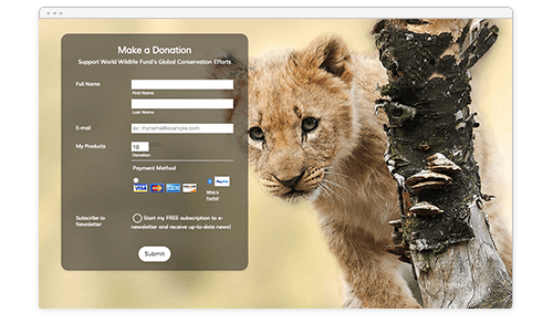 Wildlife Foundation Theme Screenshot