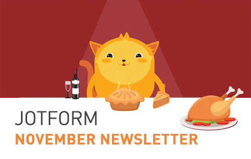 Visual: JotForm November Newsletter