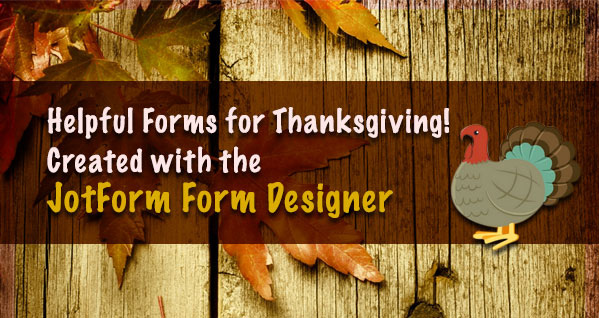Thanksgiving Forms!