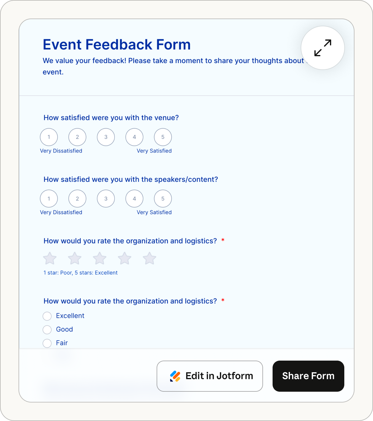 Jotform screenshot