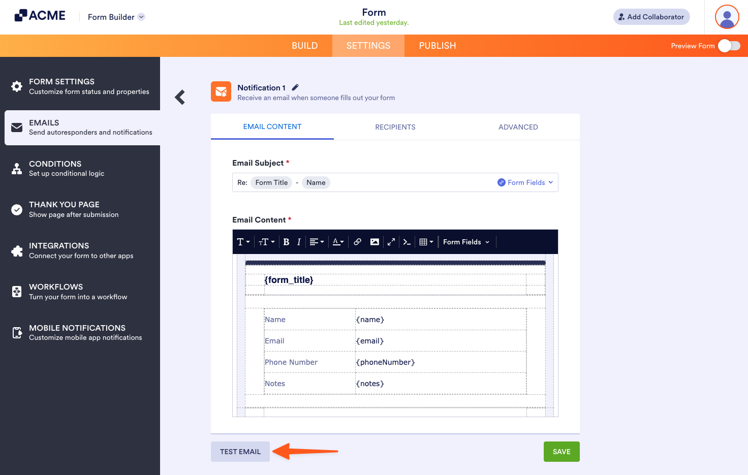 Setting Up Email Notifications Image-3