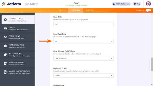 How to Send Submission Data via a POST Request