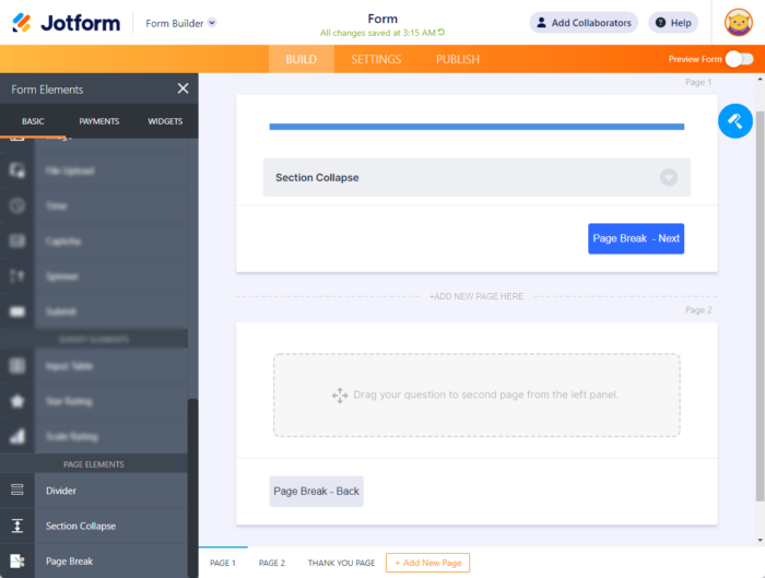 Quick Overview of Form Elements