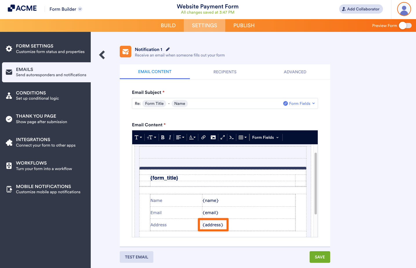 How to Strip Headers from Address Field in Email Alerts Image-5