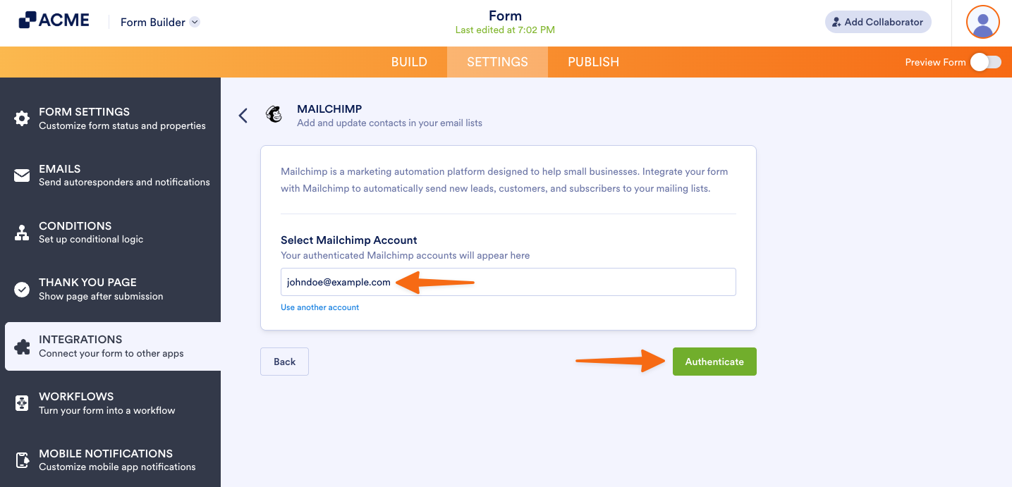 How to Integrate with Mailchimp Image-4
