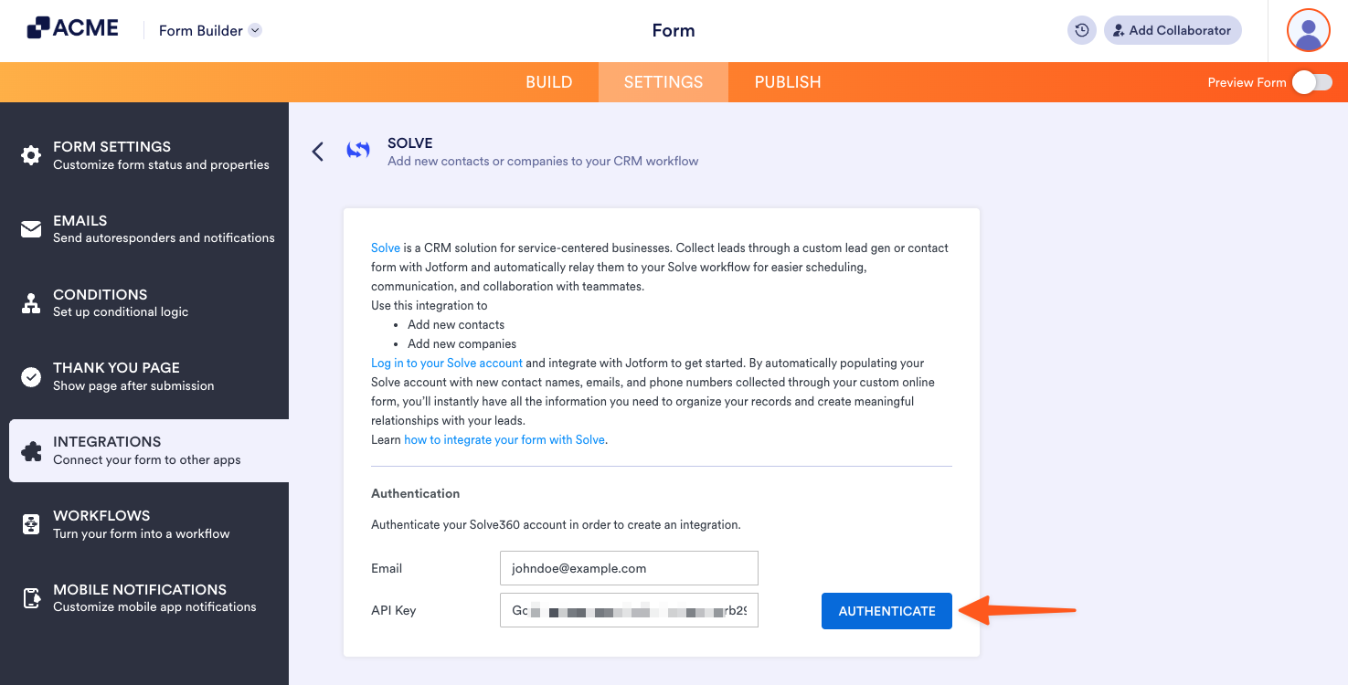 How to Integrate Your Form with Solve Image-4