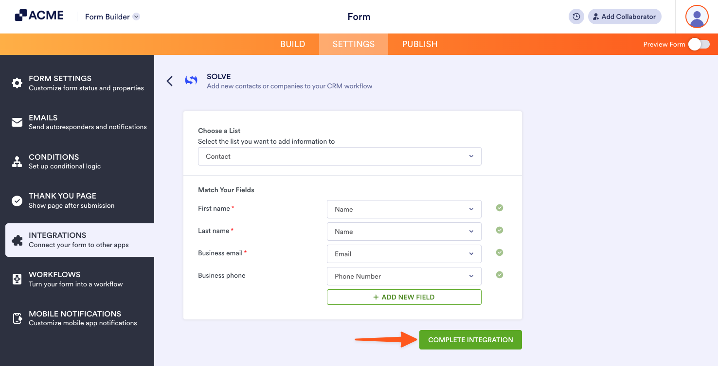 How to Integrate Your Form with Solve Image-5