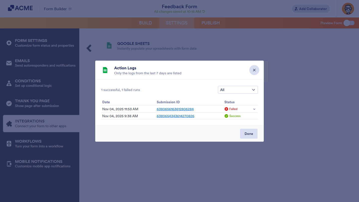 How to Integrate Forms With Google Sheets Image-9