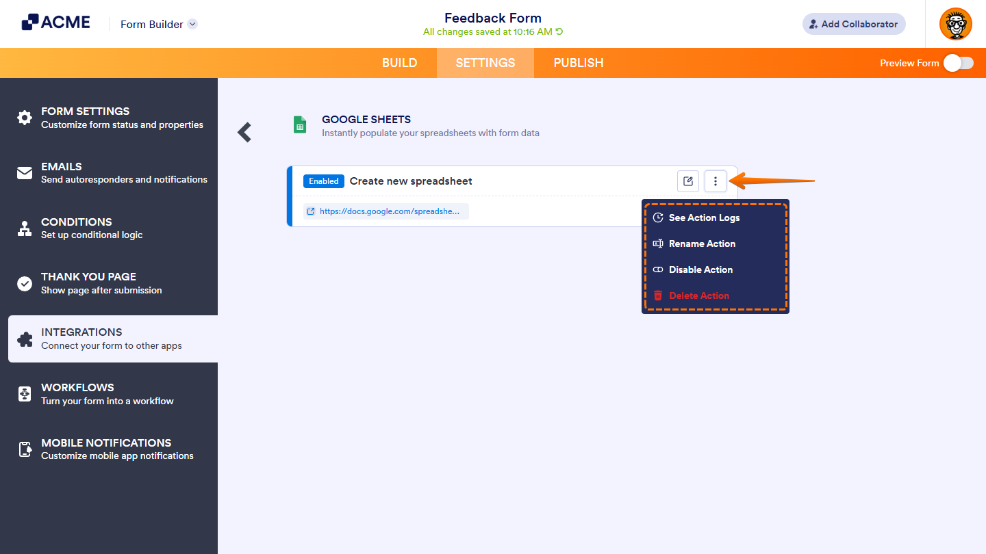 How to Integrate Forms With Google Sheets Image-8