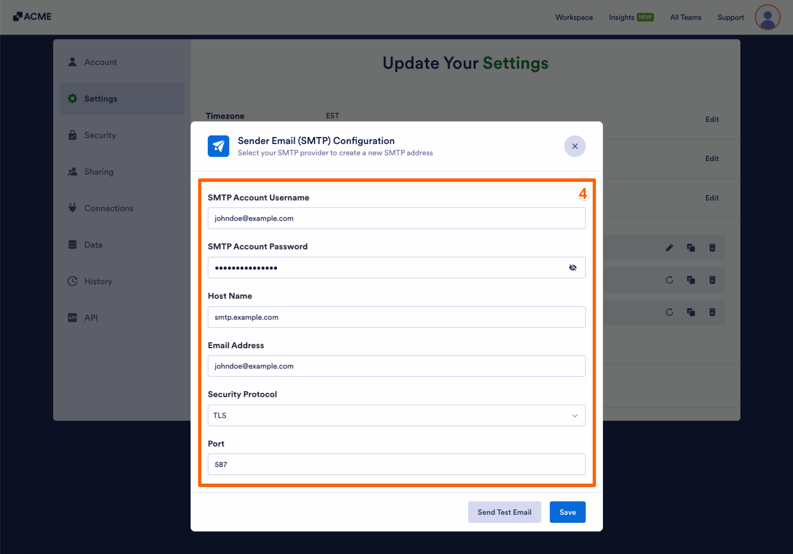 How to Edit or Delete Sender Emails on SMTP Settings Image-3