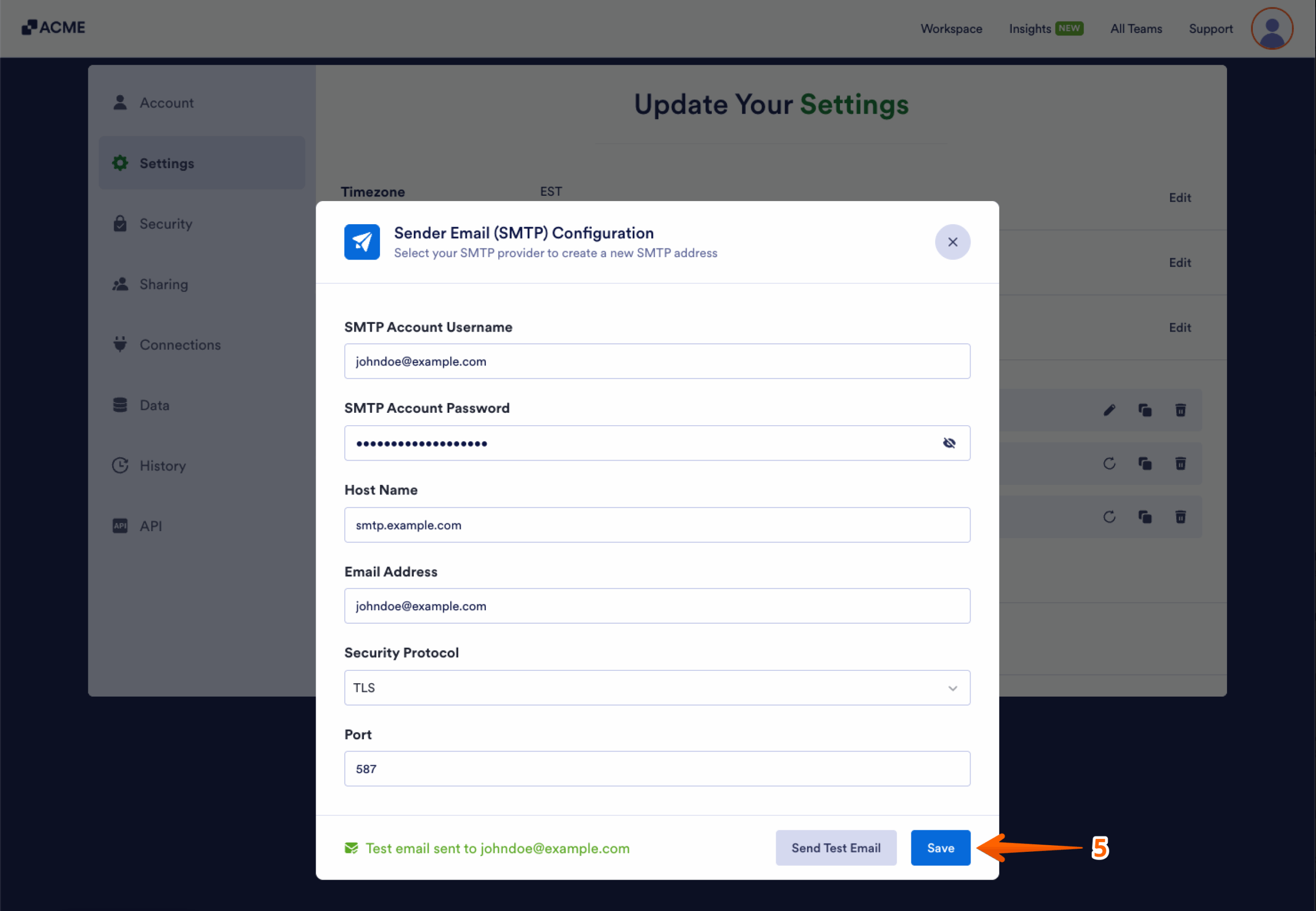 How to Edit or Delete Sender Emails on SMTP Settings Image-4