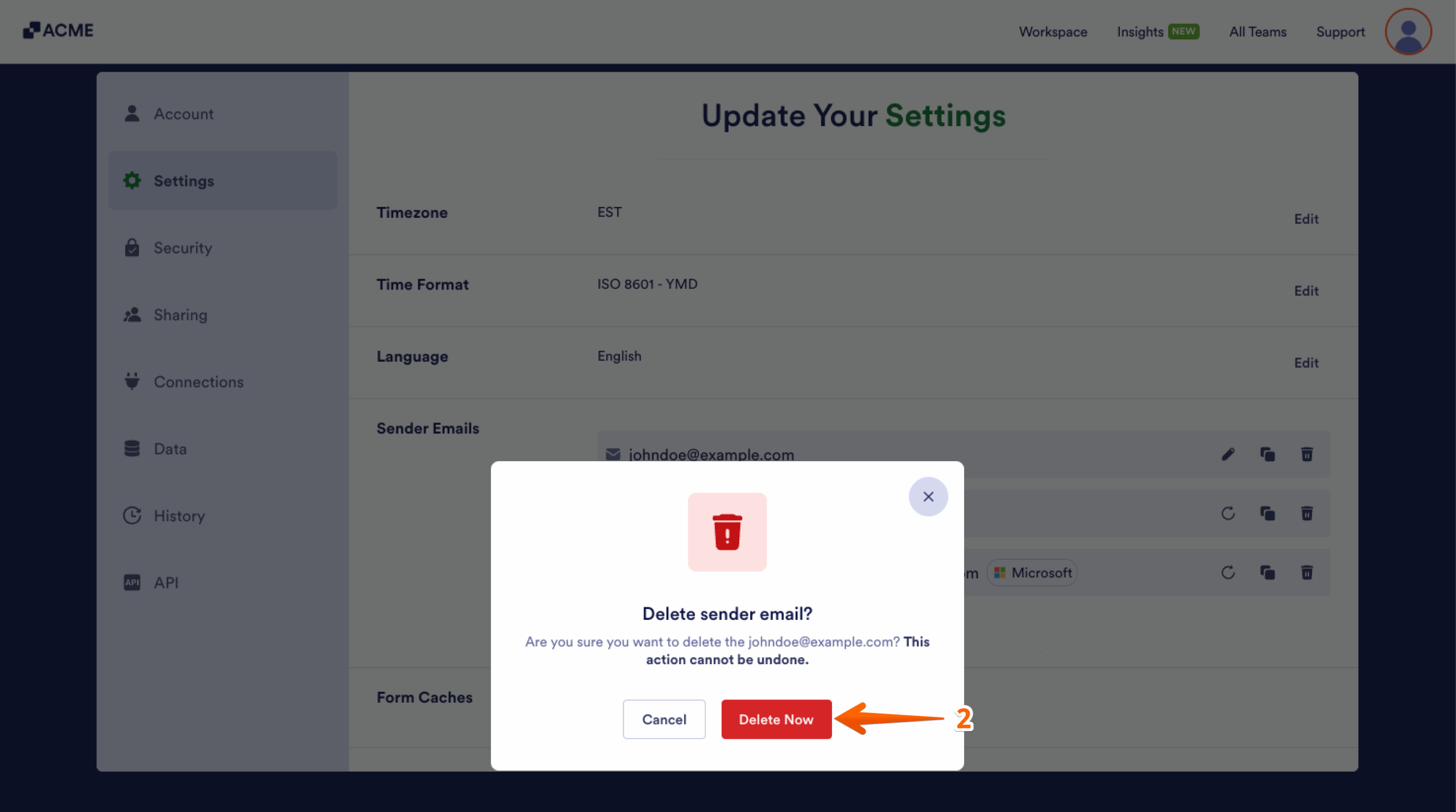 How to Edit or Delete Sender Emails on SMTP Settings Image-6