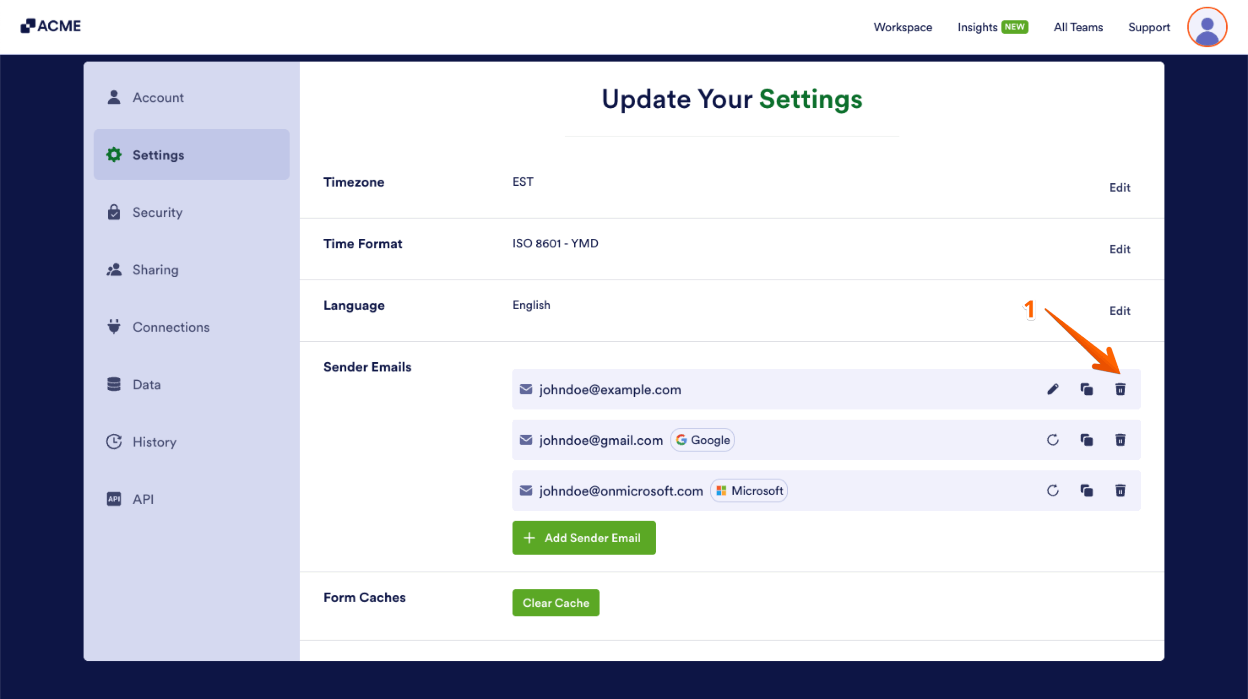 How to Edit or Delete Sender Emails on SMTP Settings Image-5