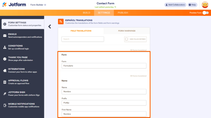 How to Make Your Forms Multilingual