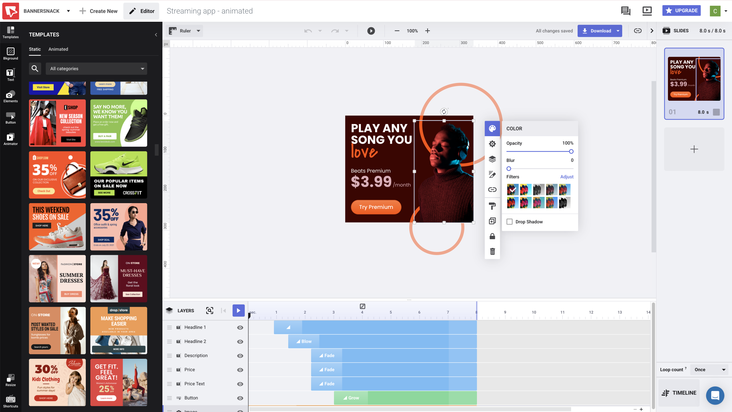 Bannersnack Banner Editor