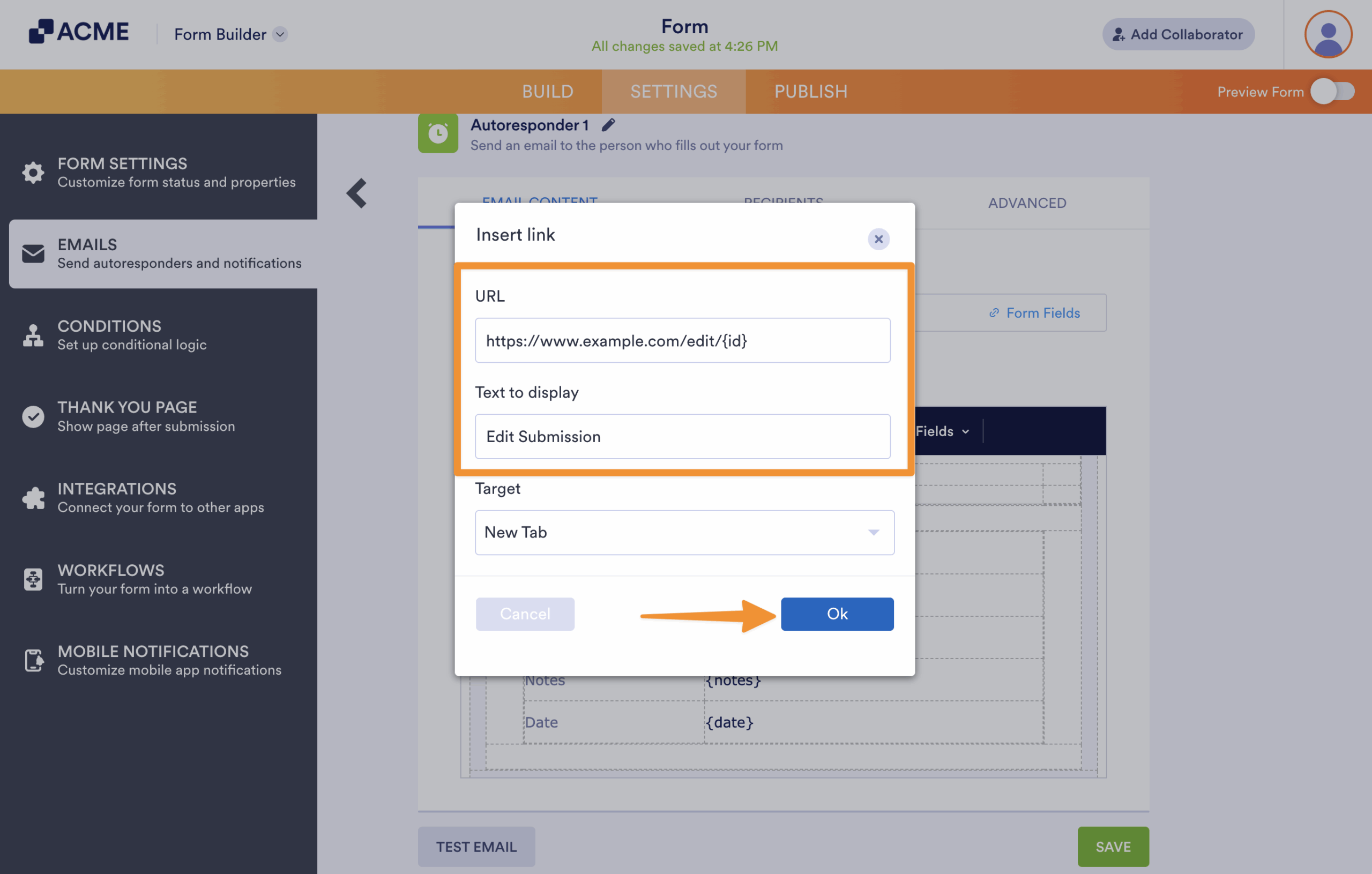 How to Change the Text of the Edit Link in Your Email Alerts Image-3
