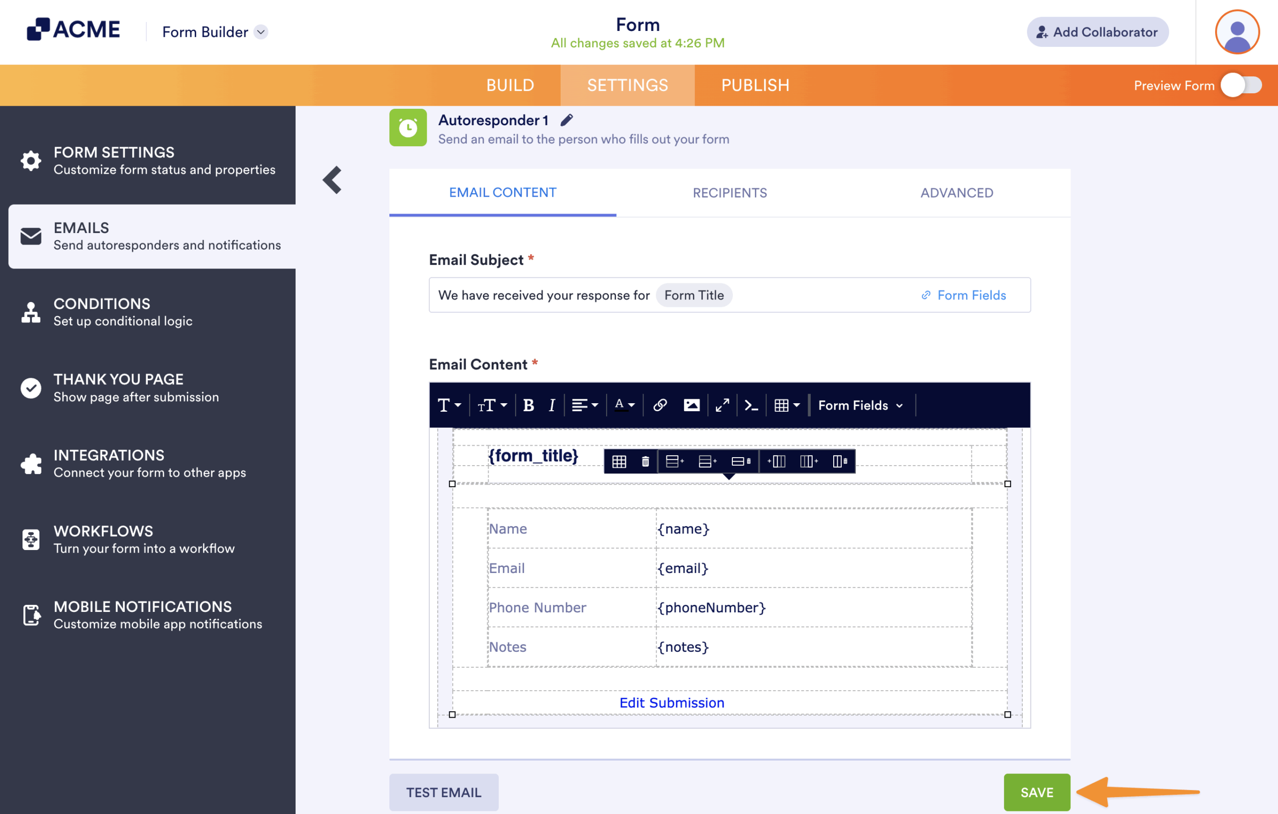 How to Change the Text of the Edit Link in Your Email Alerts Image-4