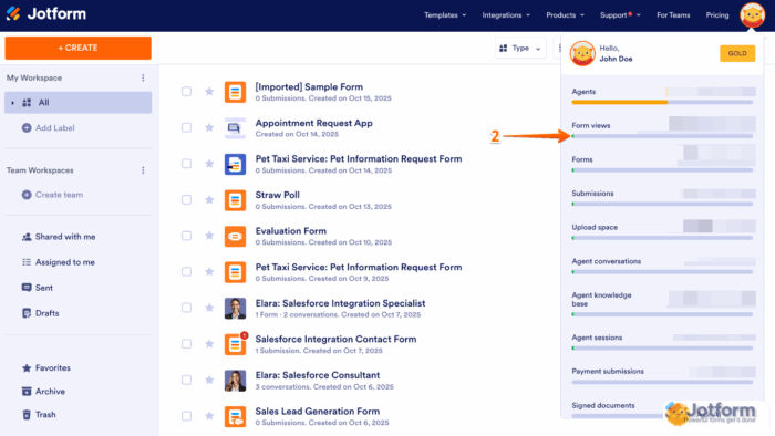 Understanding Your Form View Limit