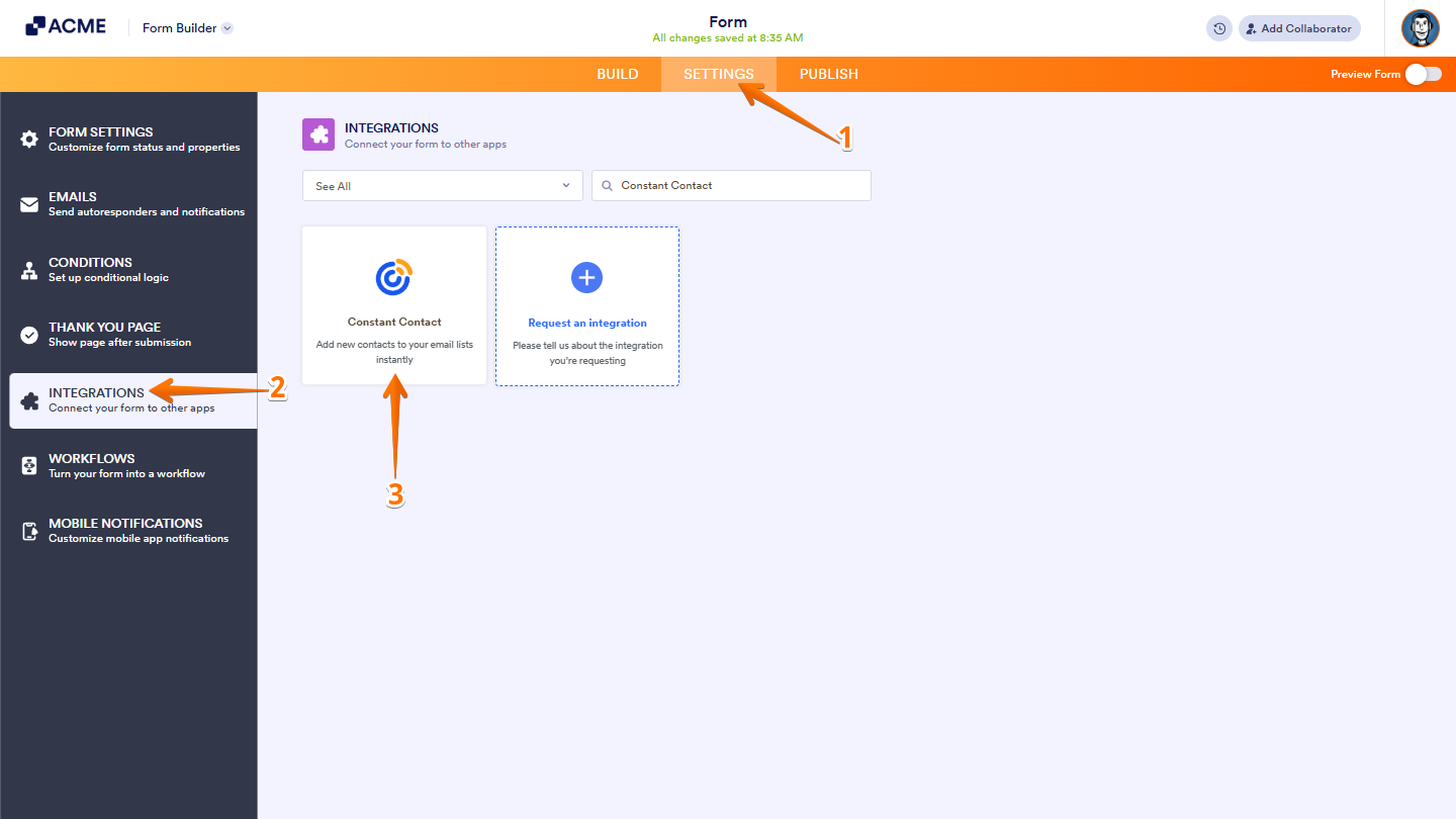 Window displaying a list of team members with their names and email addresses