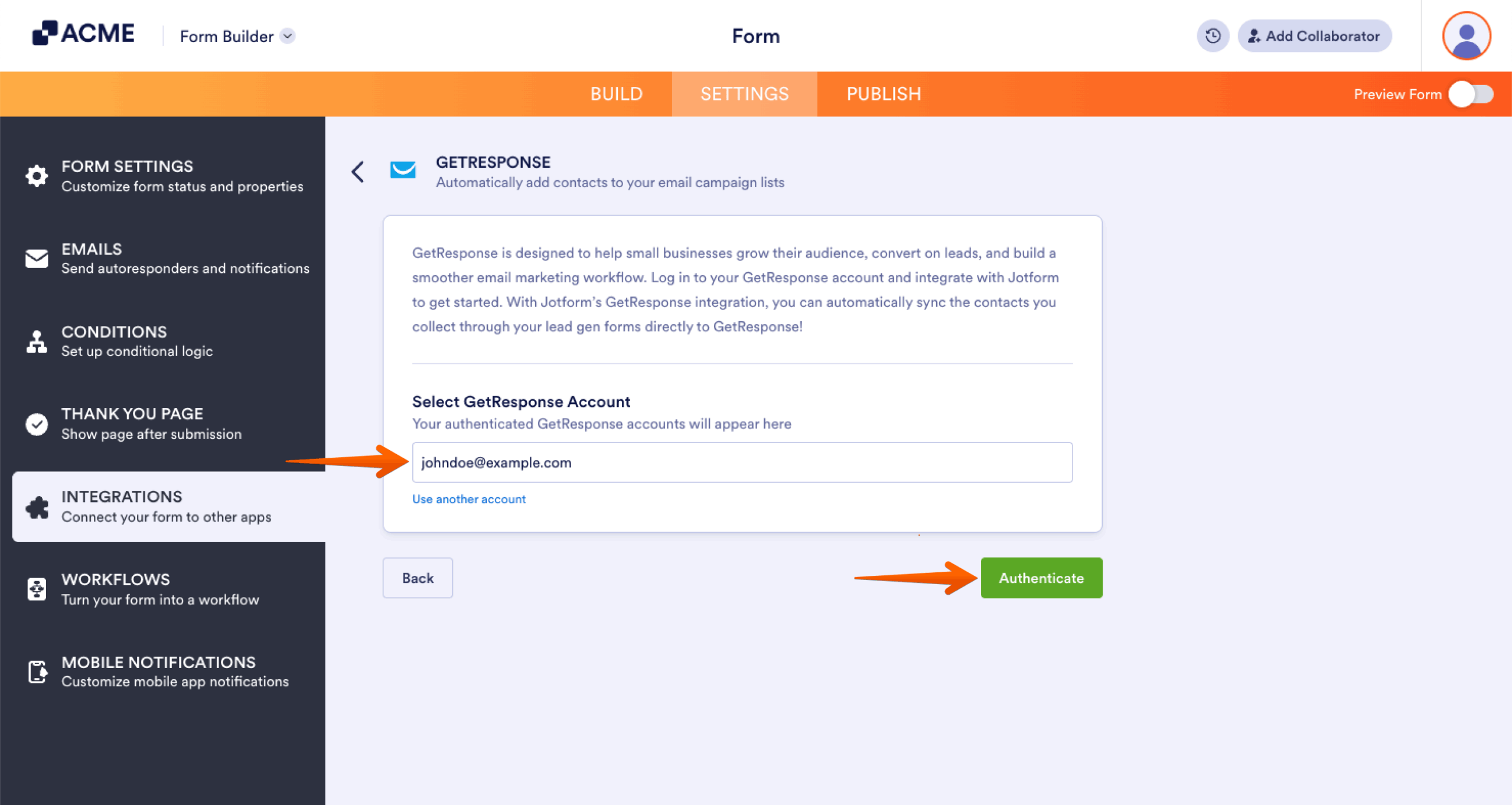 How to Integrate GetResponse Image-4