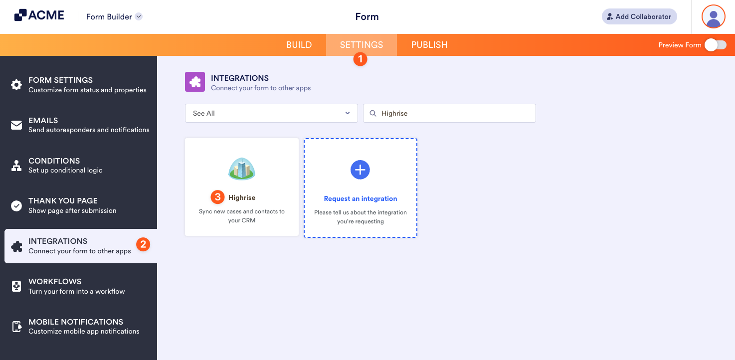 How to Setup the Highrise Integration Image-1