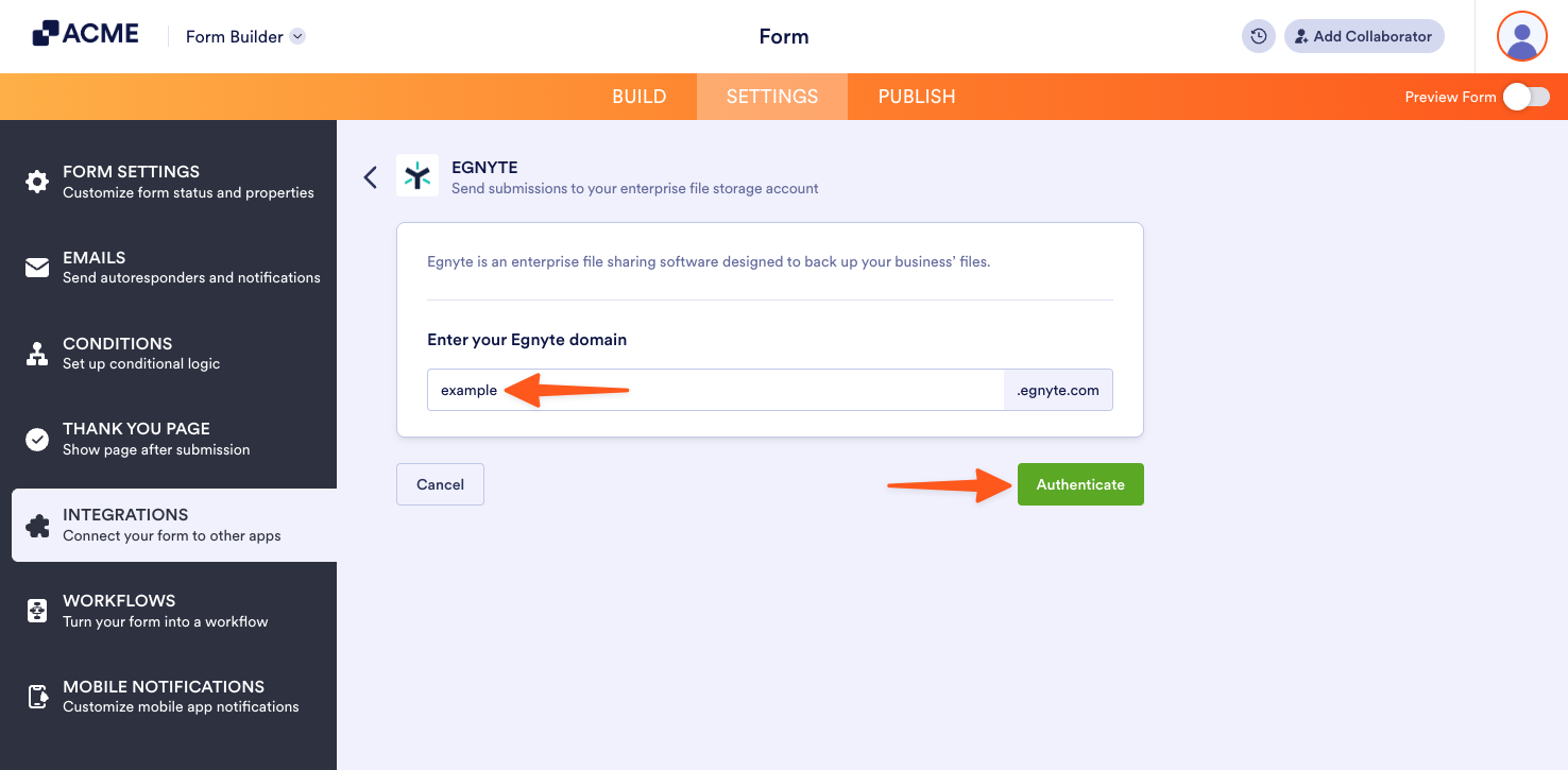 How to Integrate Egnyte Image-3
