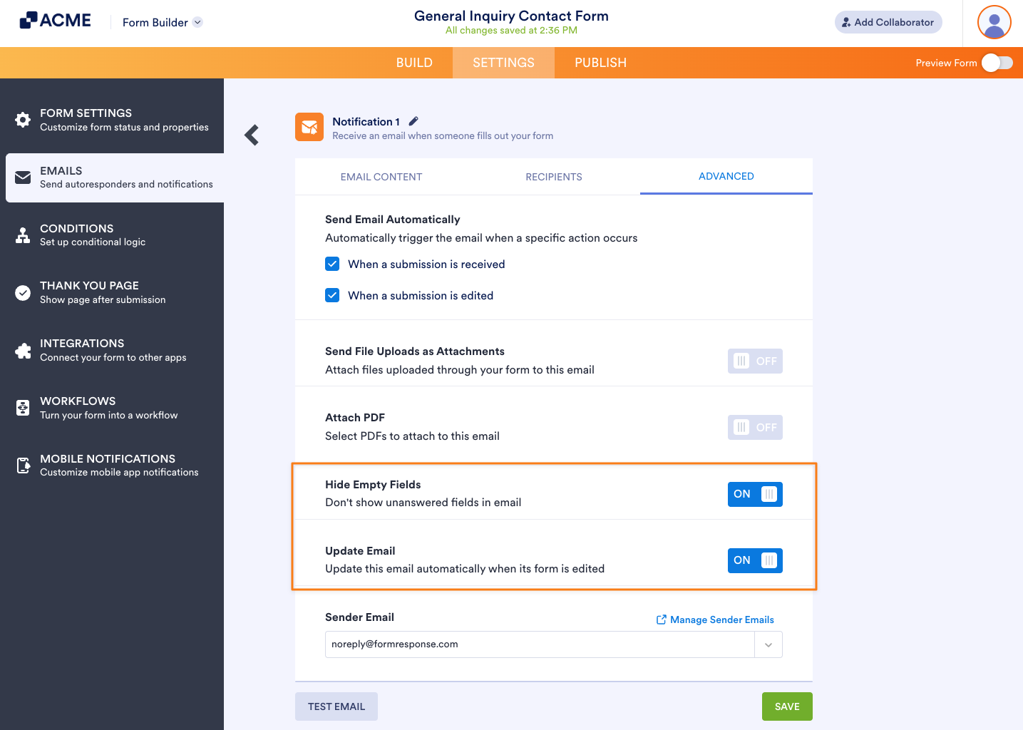 How to Edit the Email Template for Notifications and Autoresponders Image-3