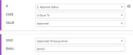 form builder approval condition approved Screenshot 65
