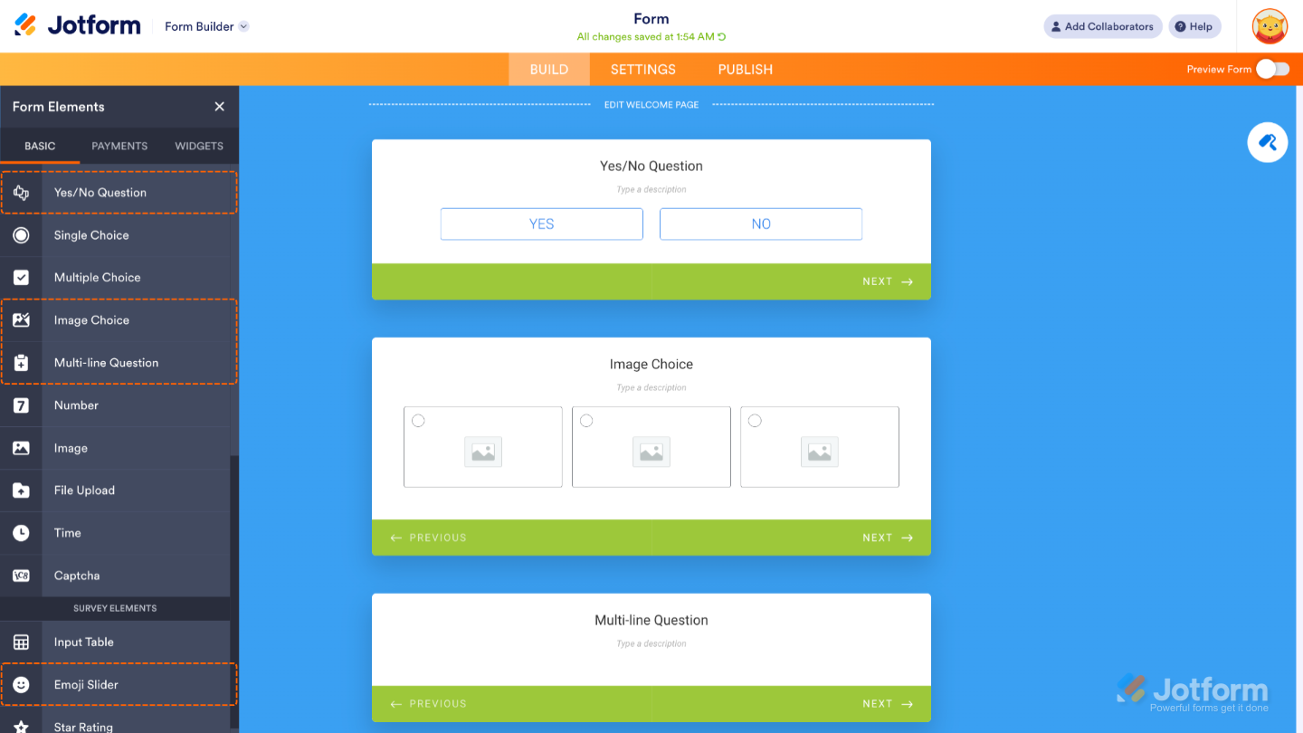 Unique Form Fields in the Card Form Layout
