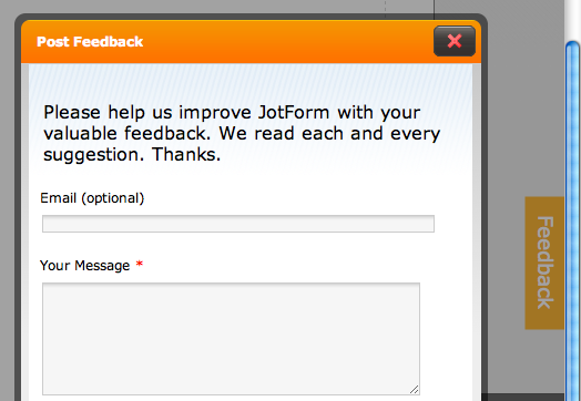 Story of a Feature: Jotform Feedback Buttons for Web Sites