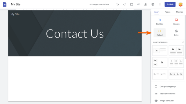 How to Embed Your Form Into Google Sites