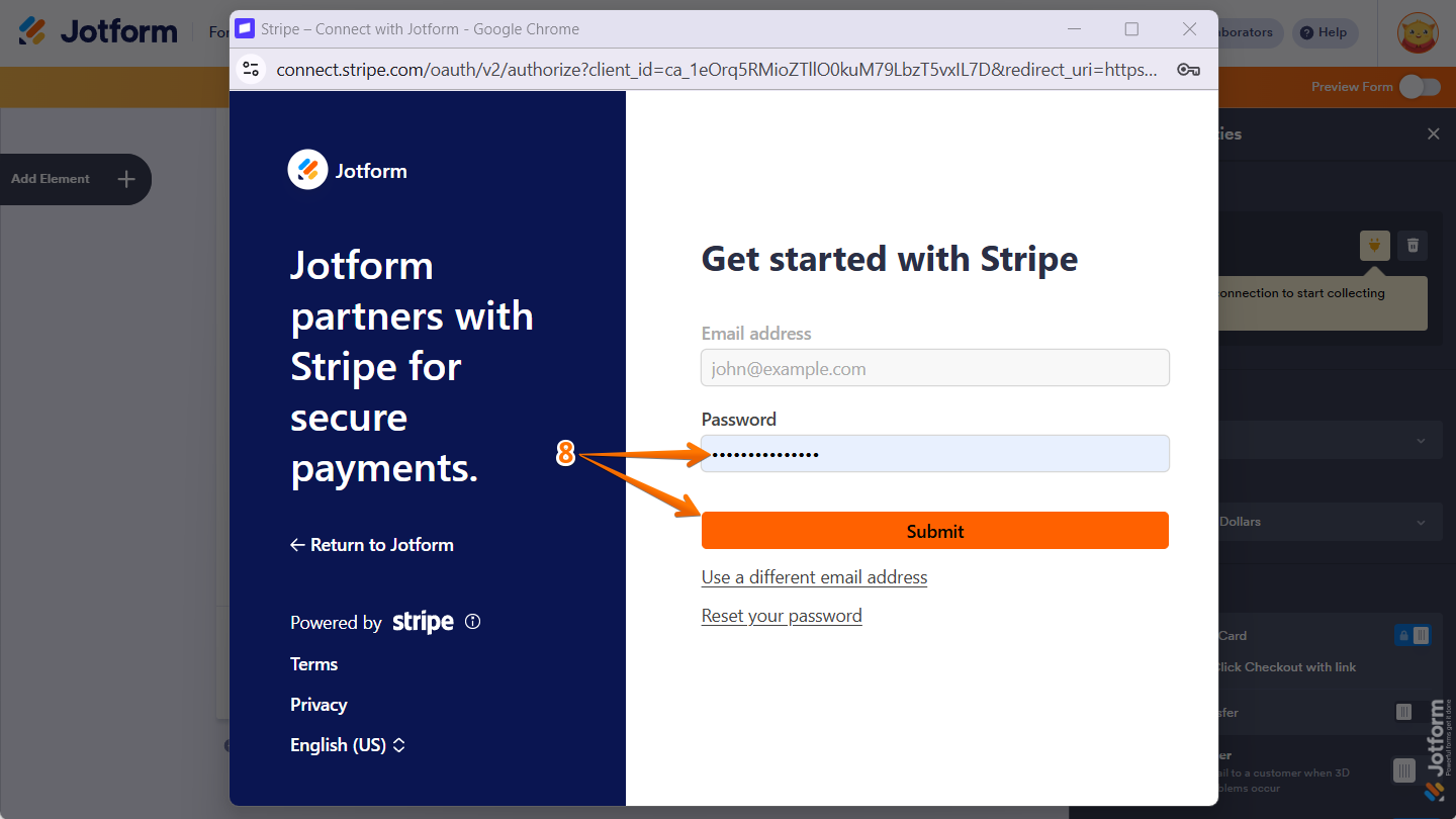 Get started with Stripe