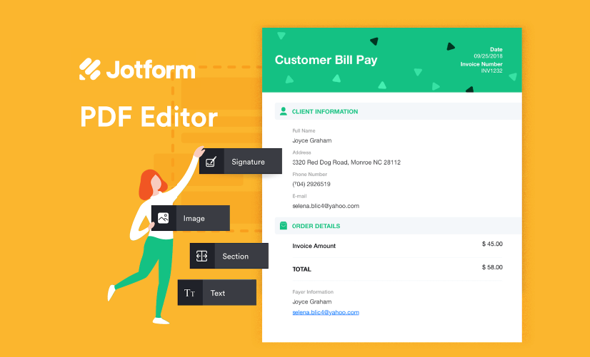 Introducing Jotform PDF Editor: Turn form responses into designed PDFs
