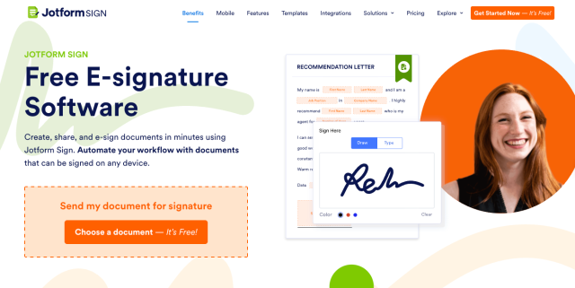 How to add a signature to a PDF? | Jotform Blog