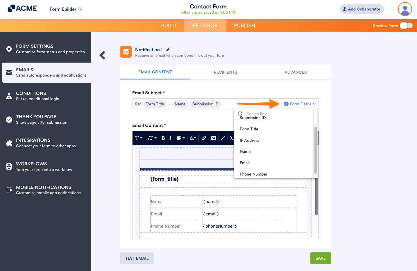 How to Change the Email Subject or Make It Dynamic Image-2