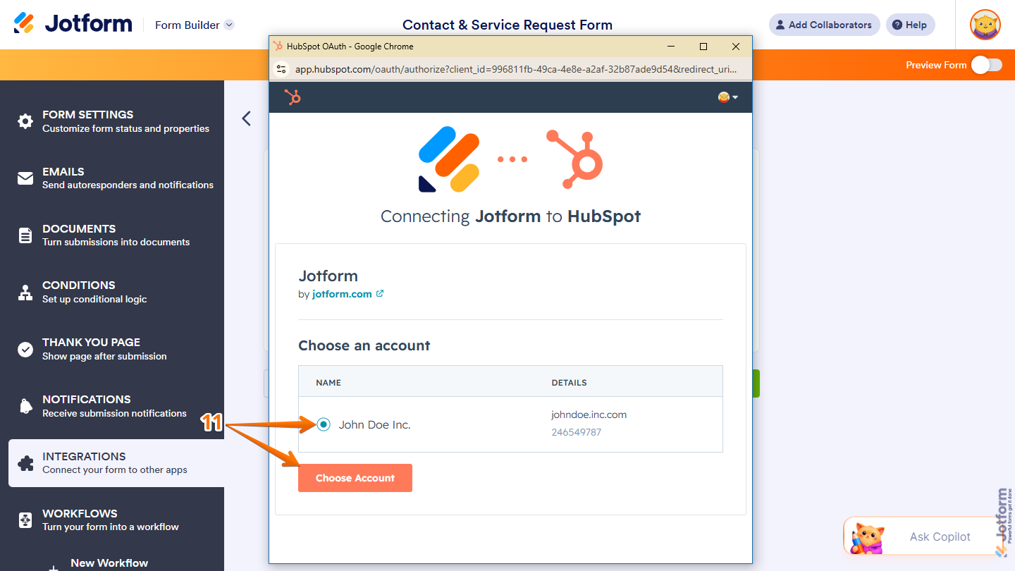 How to Integrate Your Form with HubSpot CRM Image-8