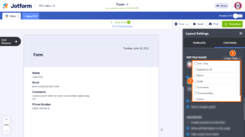 How to Assign a Custom Name to a PDF Report with PDF Editor