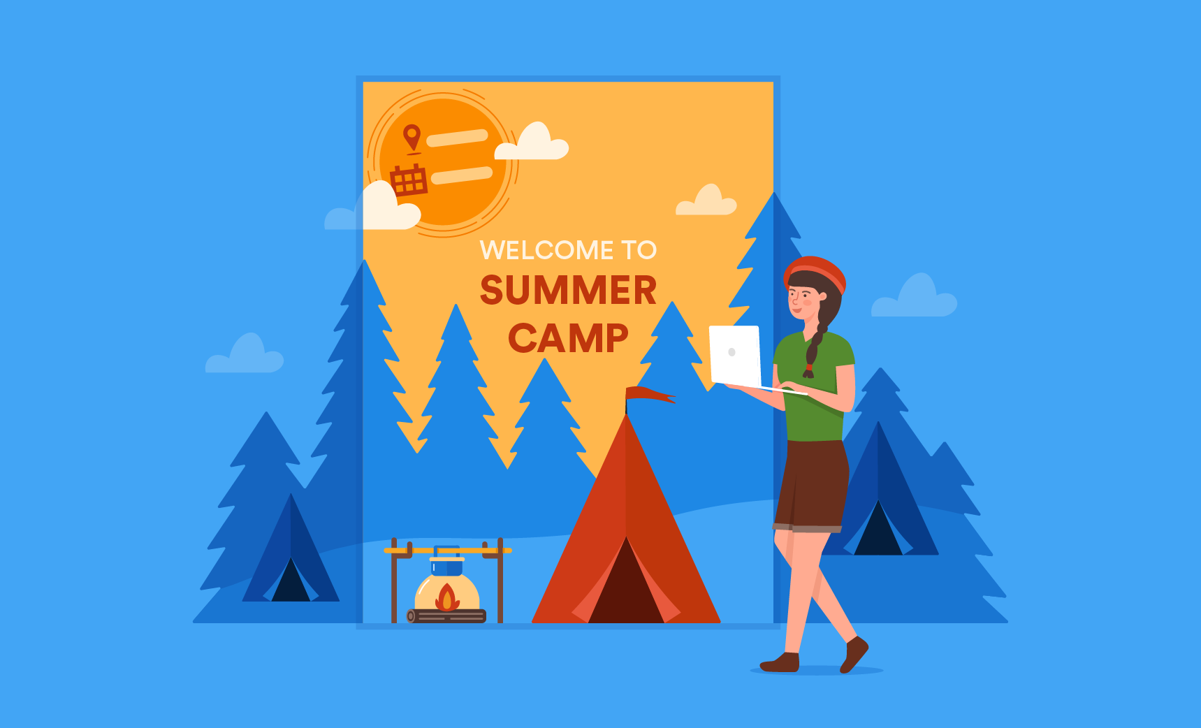 Summer Camp Flyer Template Word from www.jotform.com