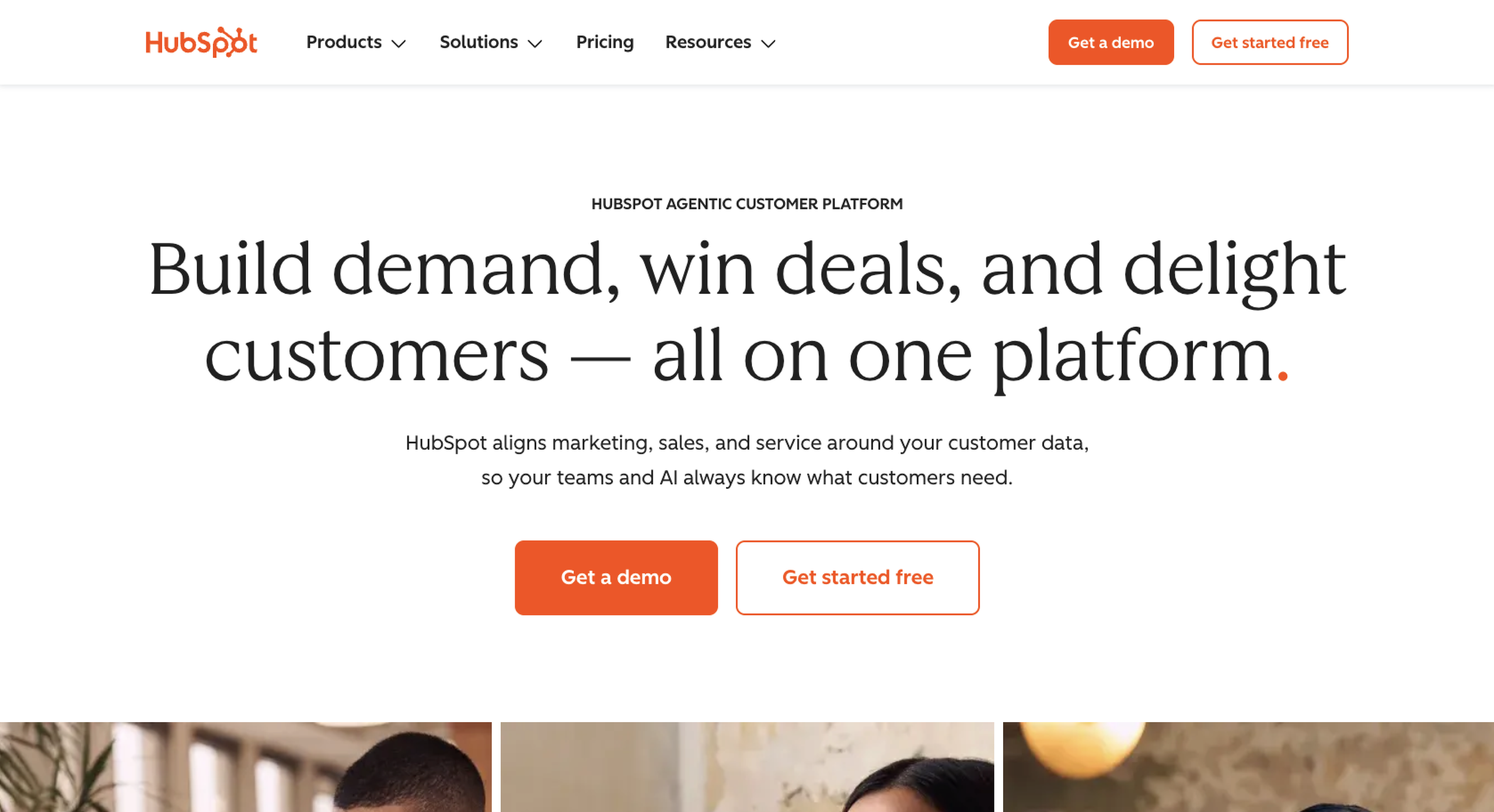 HubSpot Landing Page