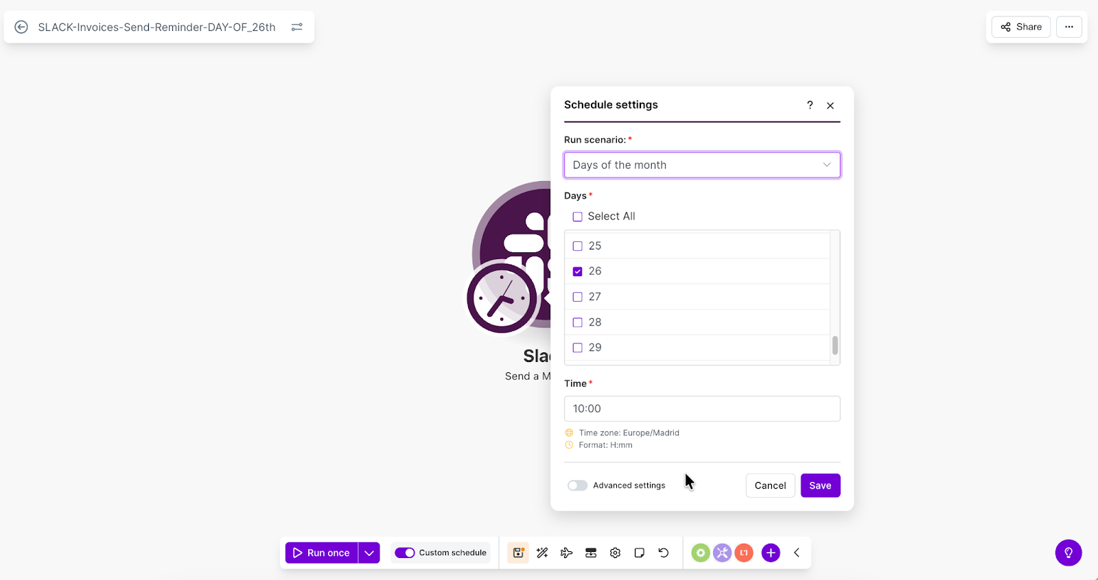 Make Slack Automation