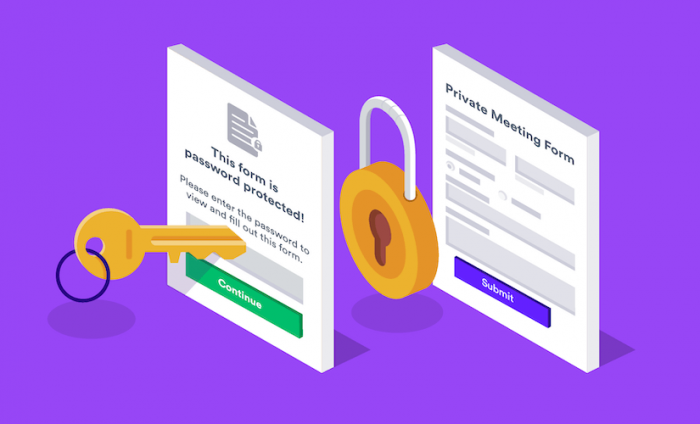 Announcing password-protected forms