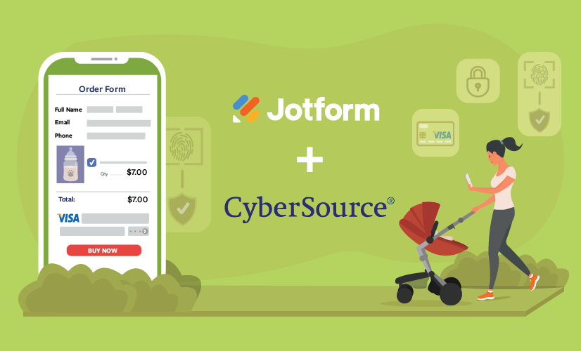 Introducing Jotform + CyberSource: A secure way to get paid