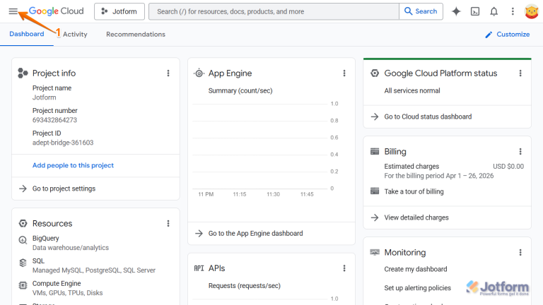 How to Get Google Maps API Key for Jotform Mapping Widgets