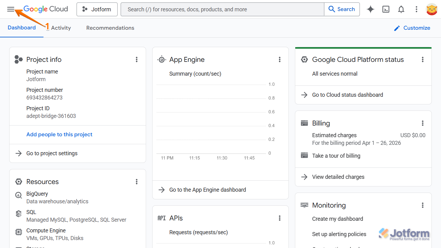 How to Get Google Maps API Key for Jotform Mapping Widgets Image-1