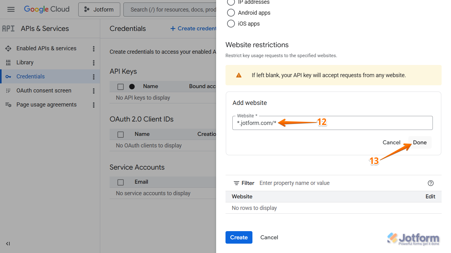 How to Get Google Maps API Key for Jotform Mapping Widgets Image-7