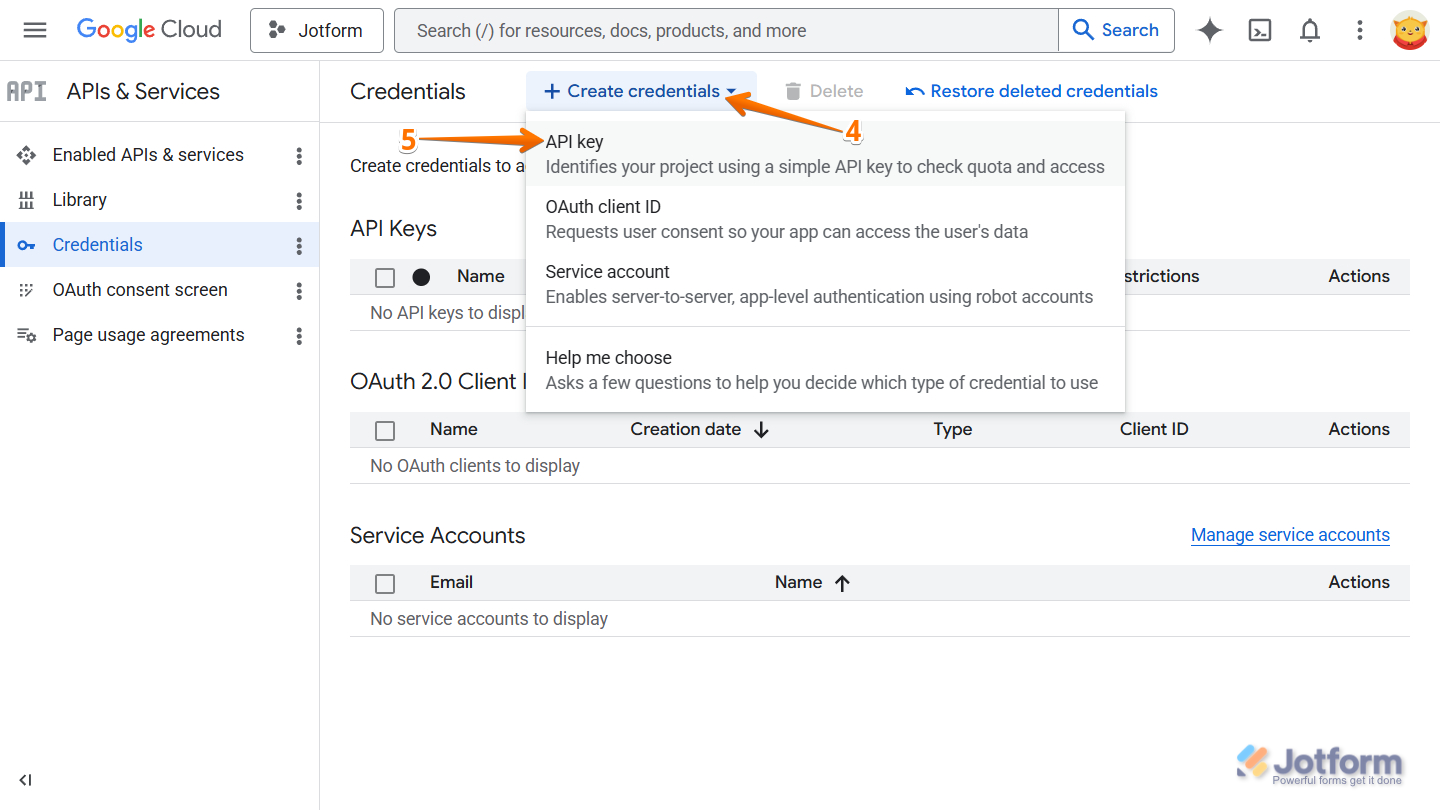 How to Get Google Maps API Key for Jotform Mapping Widgets Image-3