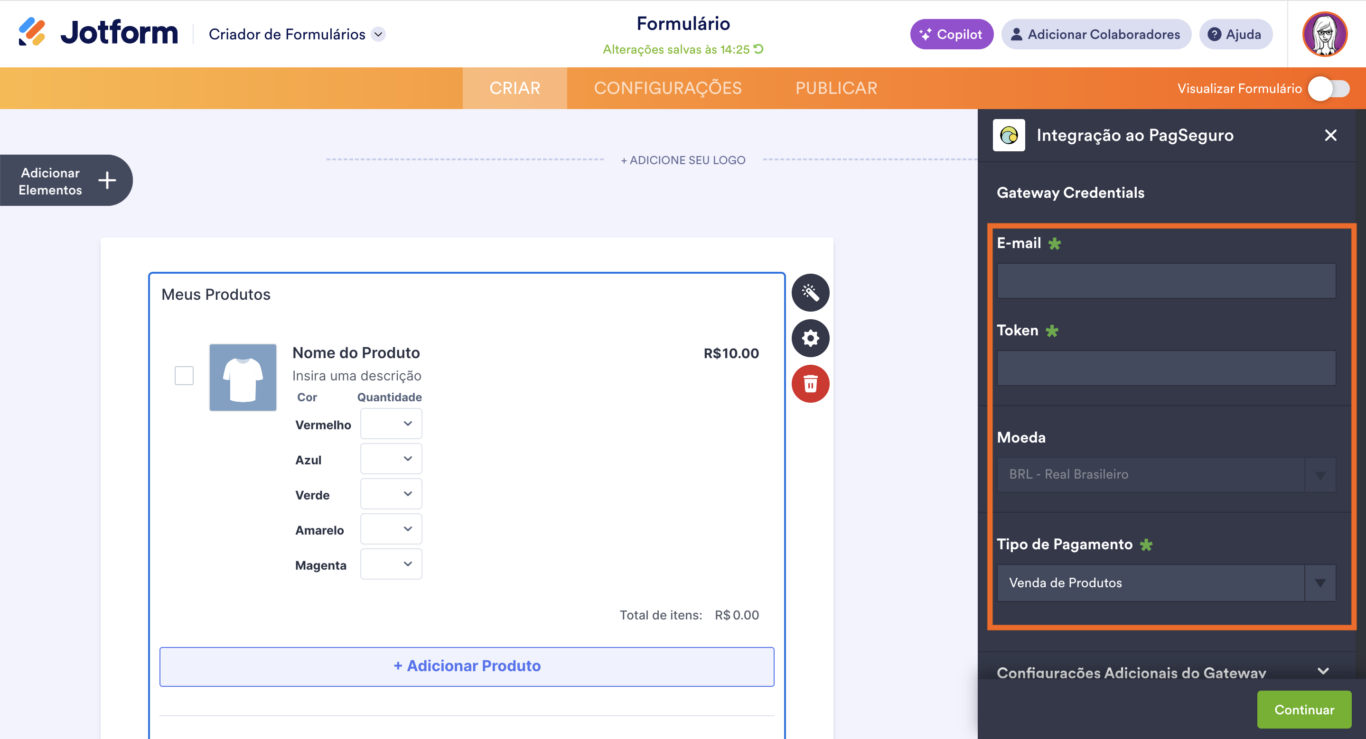Como Integrar o PagSeguro ao seu Formulário? Image-3