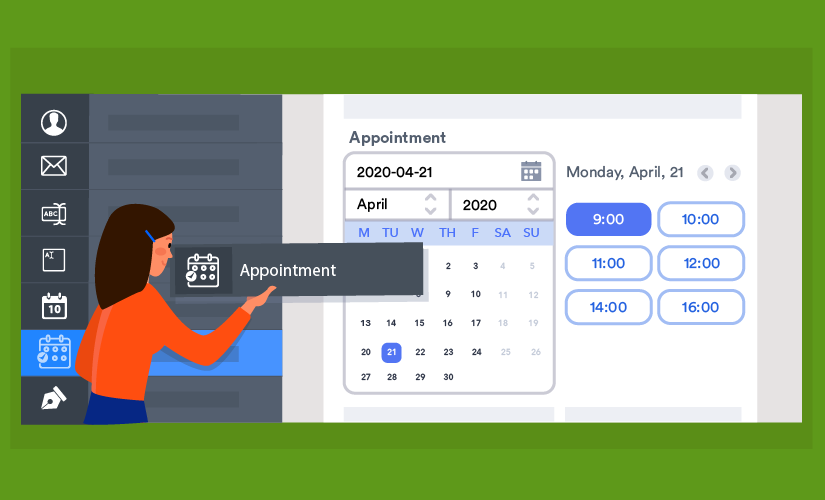 How to schedule an appointment with Jotform