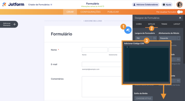 Personalizando o Botão Enviar com CSS